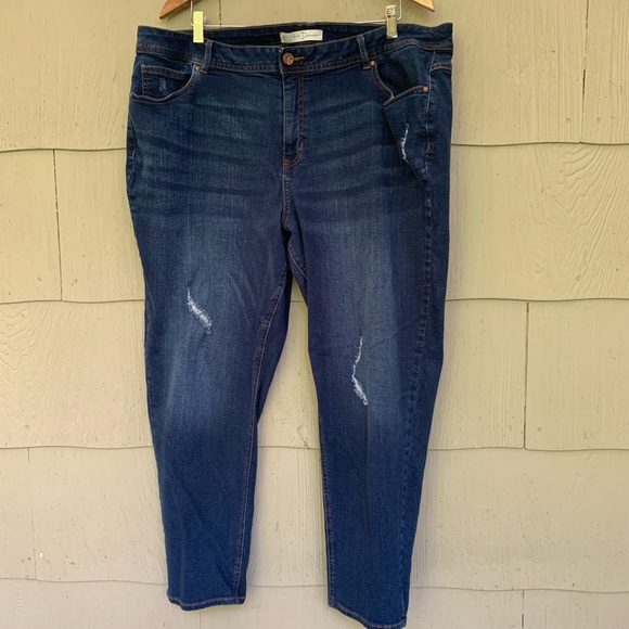 cato distressed jeans